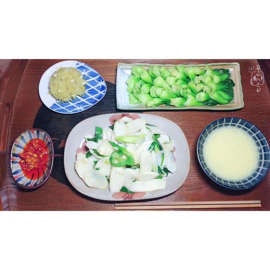 老丁的私房菜-清炒山药