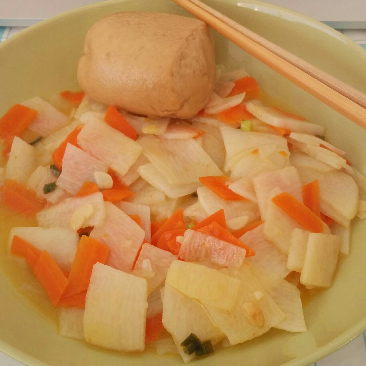 老丁的私房菜-清炒山药