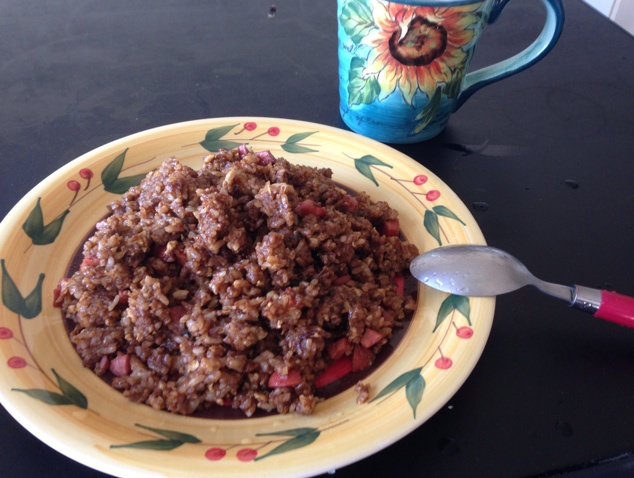 据说是 正宗酱油炒饭