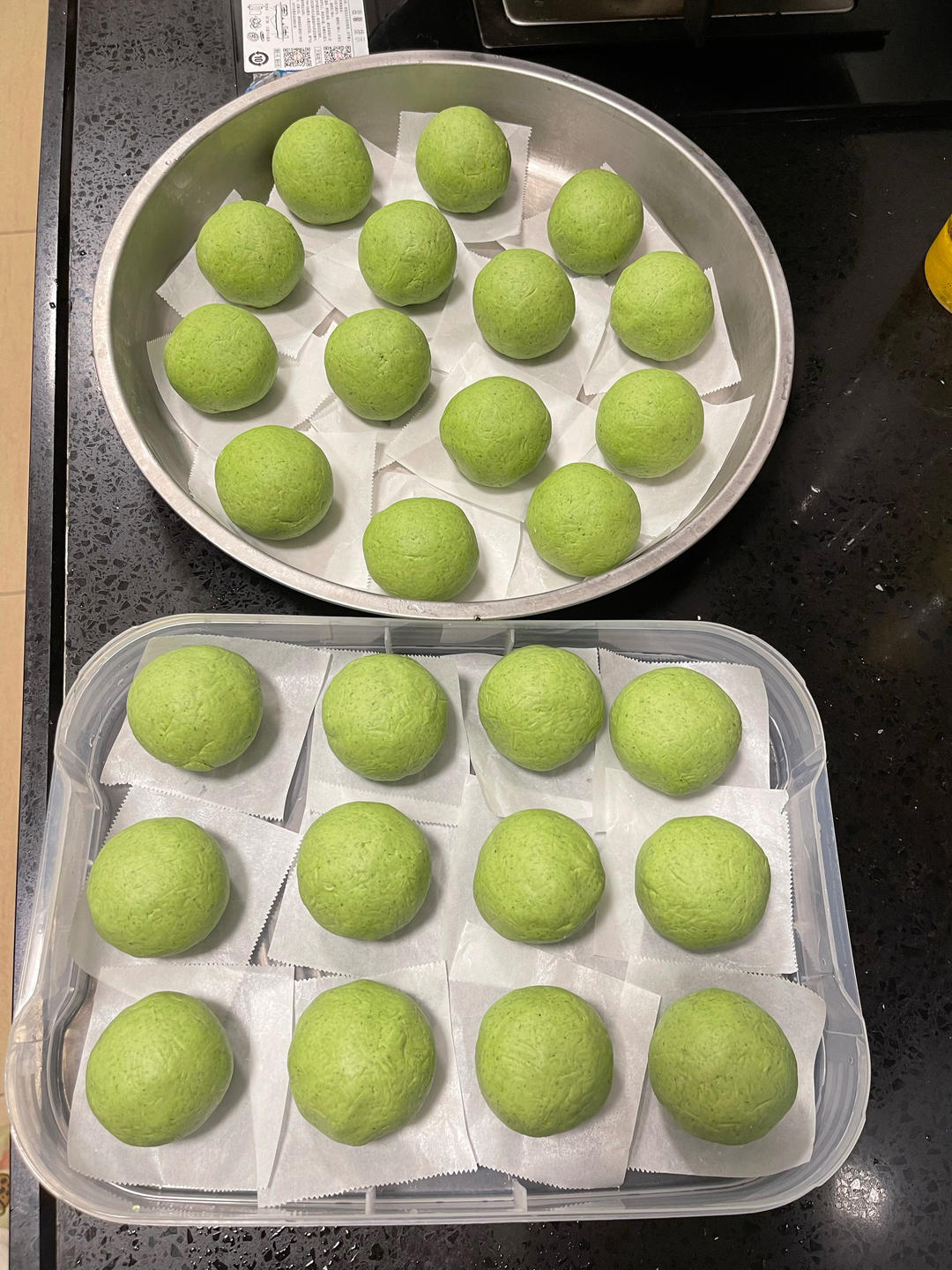 好评100%！咸蛋黄肉松青团