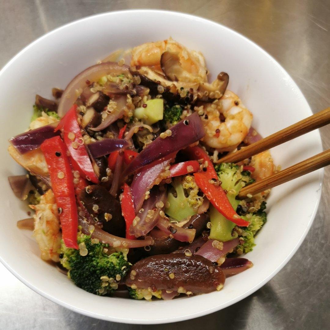 藜麦海鲜饭
