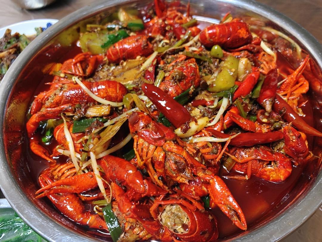 香辣小龙虾（用火锅底料）