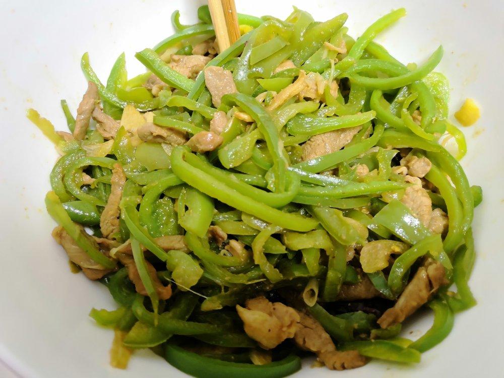 青椒炒肉丝