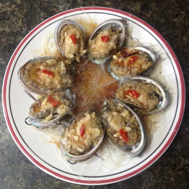 私房蒜蓉鲜鲍鱼