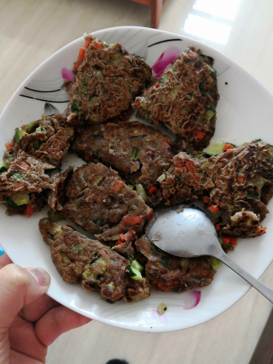 全麦面粉蔬菜饼