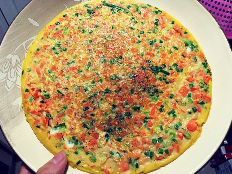 胡萝卜鸡蛋饼