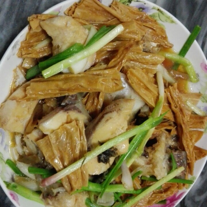 kitty__做的支竹炆鱼