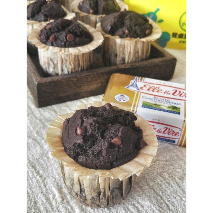 超浓郁巧克力马芬(一盆到底快手杀)