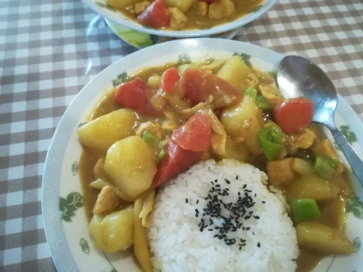 咖喱鸡肉饭