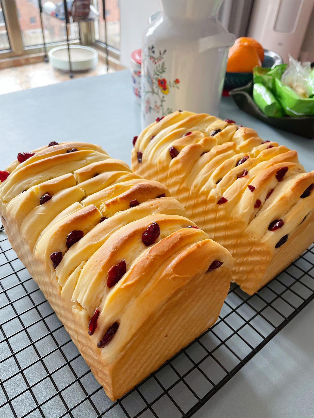 蔓越莓手撕吐司