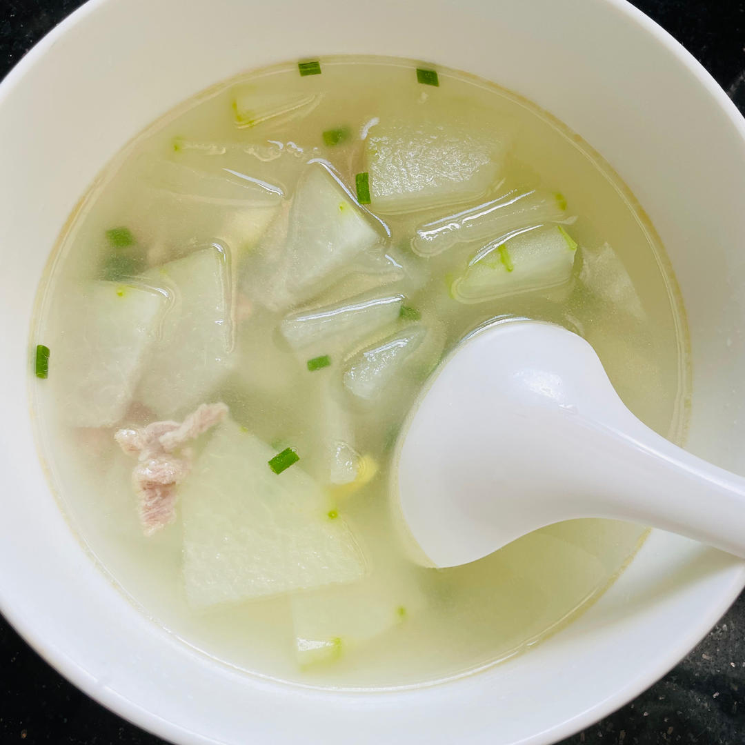 冬瓜肉片汤（家常）