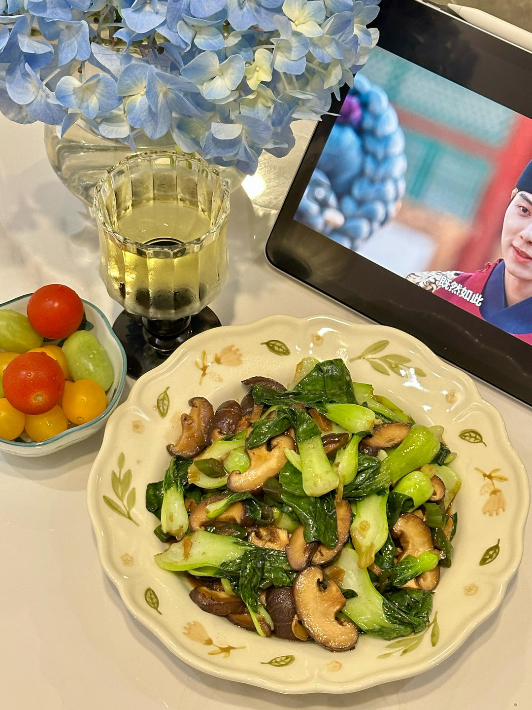 香菇炒油菜/一道春味
