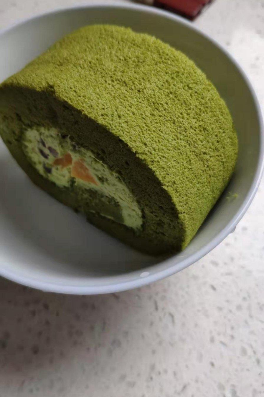 抹茶蛋糕卷（后蛋法）