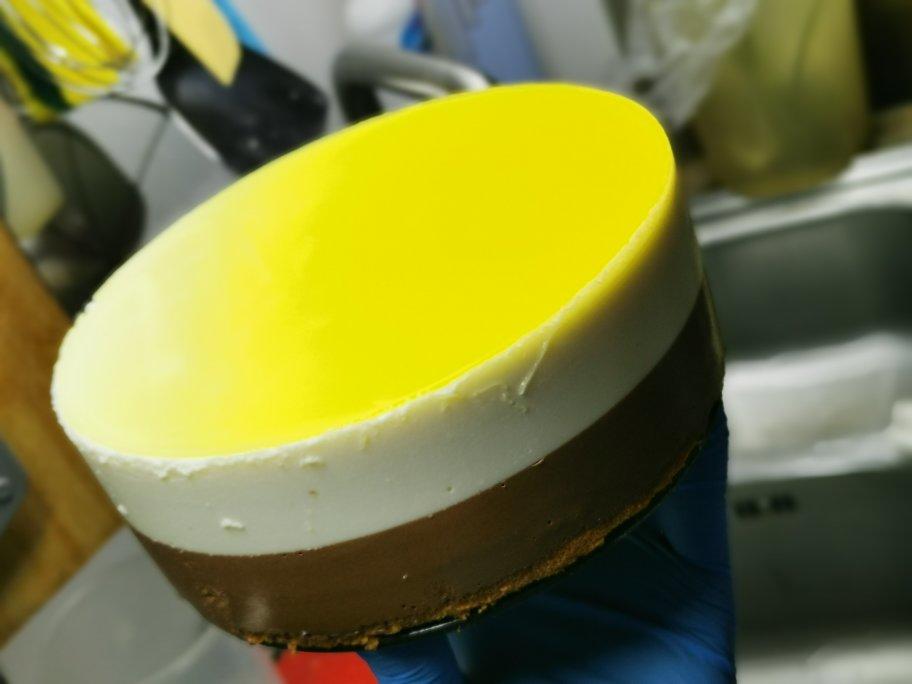 巧克力乳酪渐变慕斯