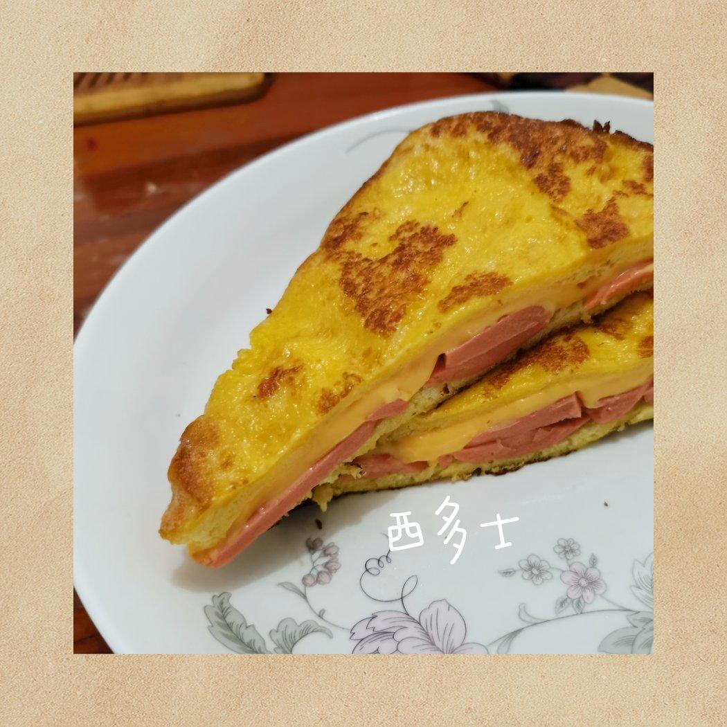 十分钟快手早餐【港式火腿西多士】