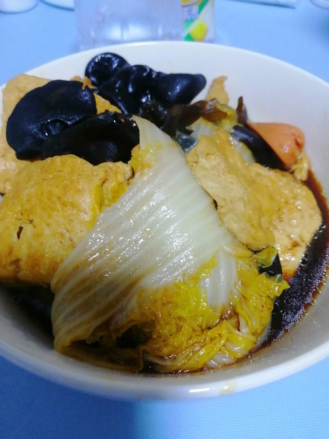 白菜豆腐煲
