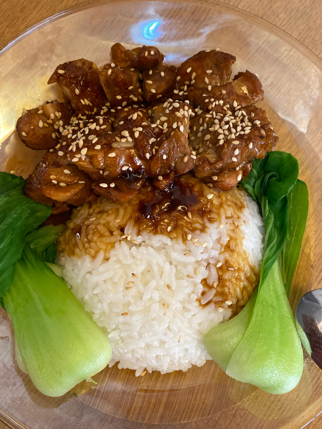 照烧蒜香版鸡腿饭的做法