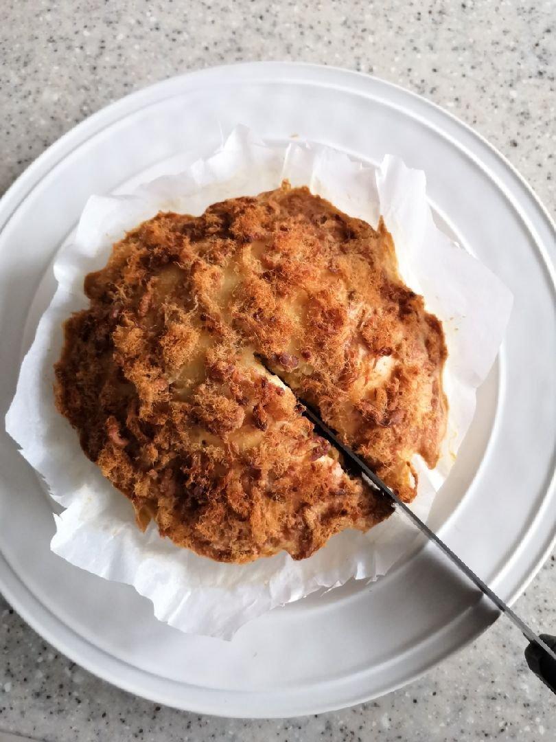 减脂食谱33｜全麦芝士肉松大贝·快手免打发