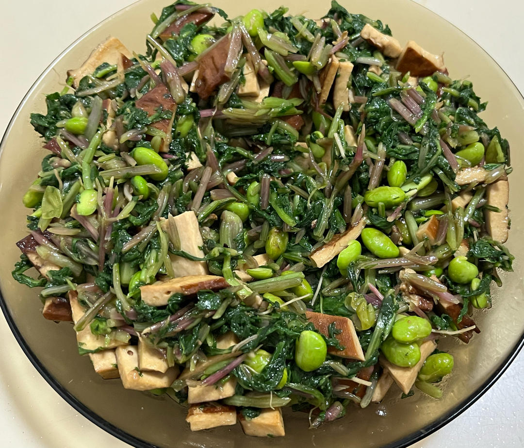 辣炒萝卜缨子（下饭菜）