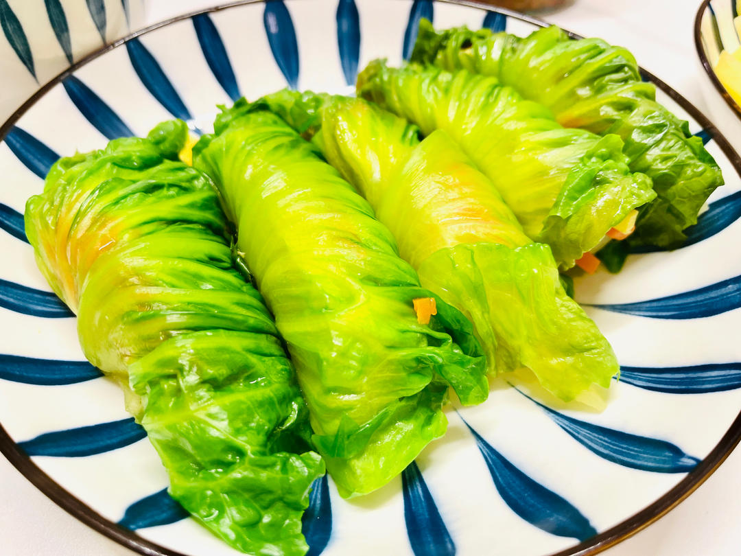🔥低脂又饱腹的生菜卷‼️越吃越瘦〰️减脂必备