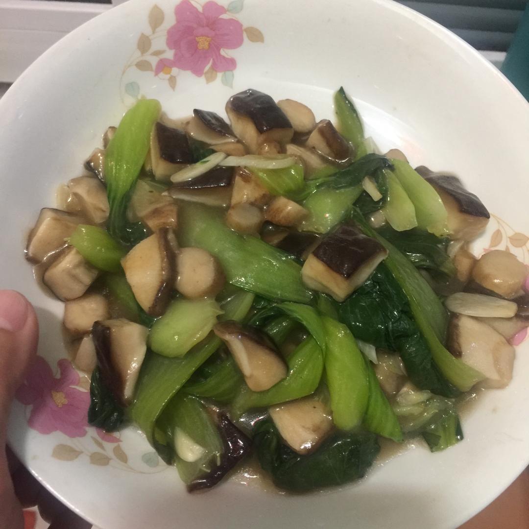 蚝油香菇油菜