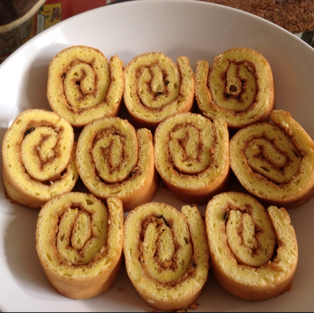 肉松戚风蛋糕卷