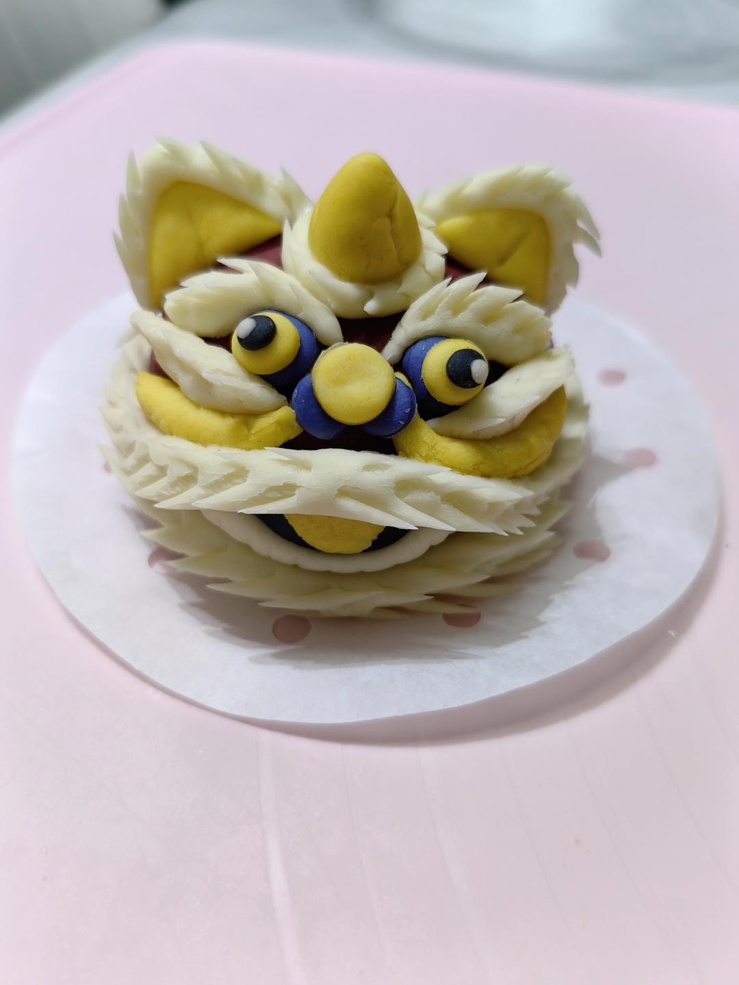 🧨潮·国粹｜萌·醒狮馒头