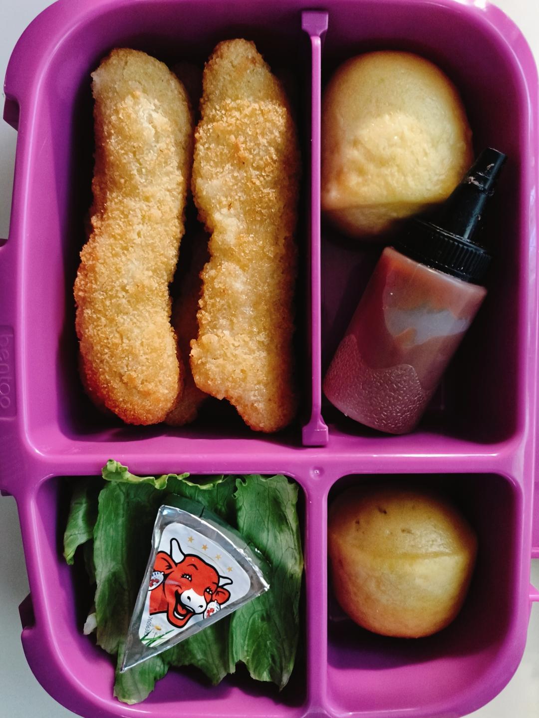 北美小学生的混搭便当