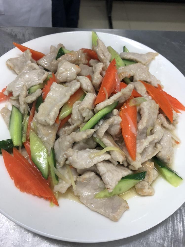 滑溜肉片的做法