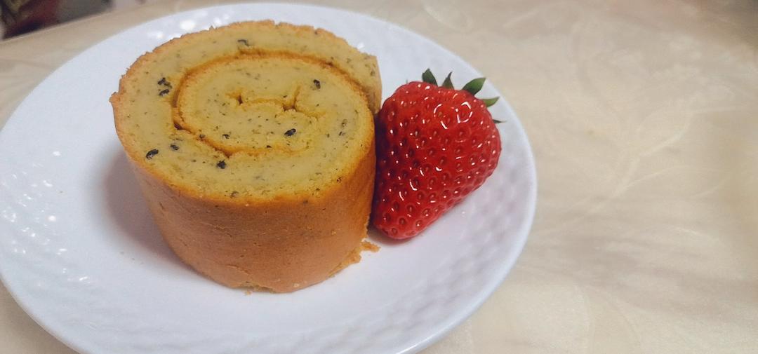黑芝麻蛋糕卷