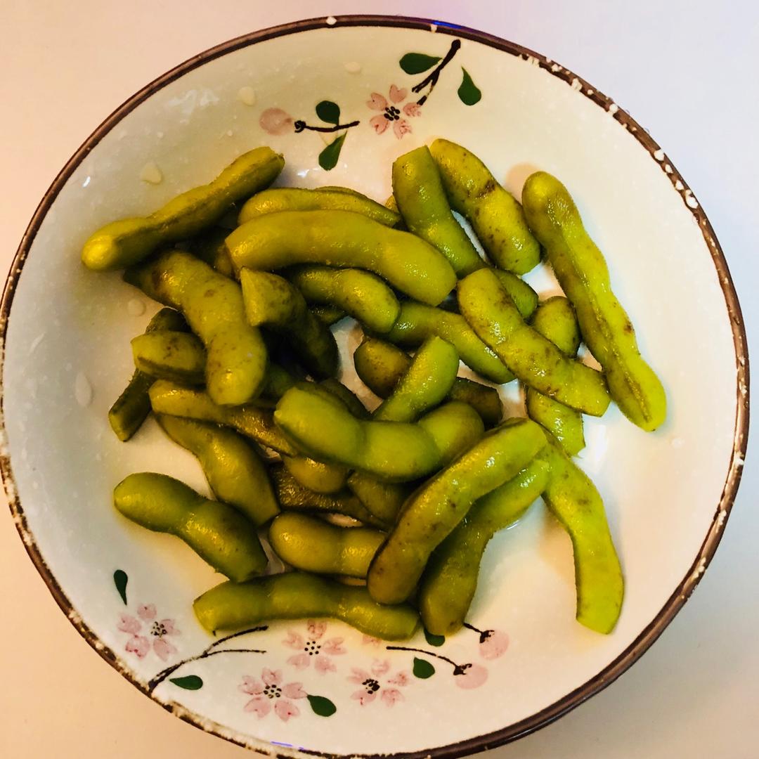 冰镇香糟毛豆