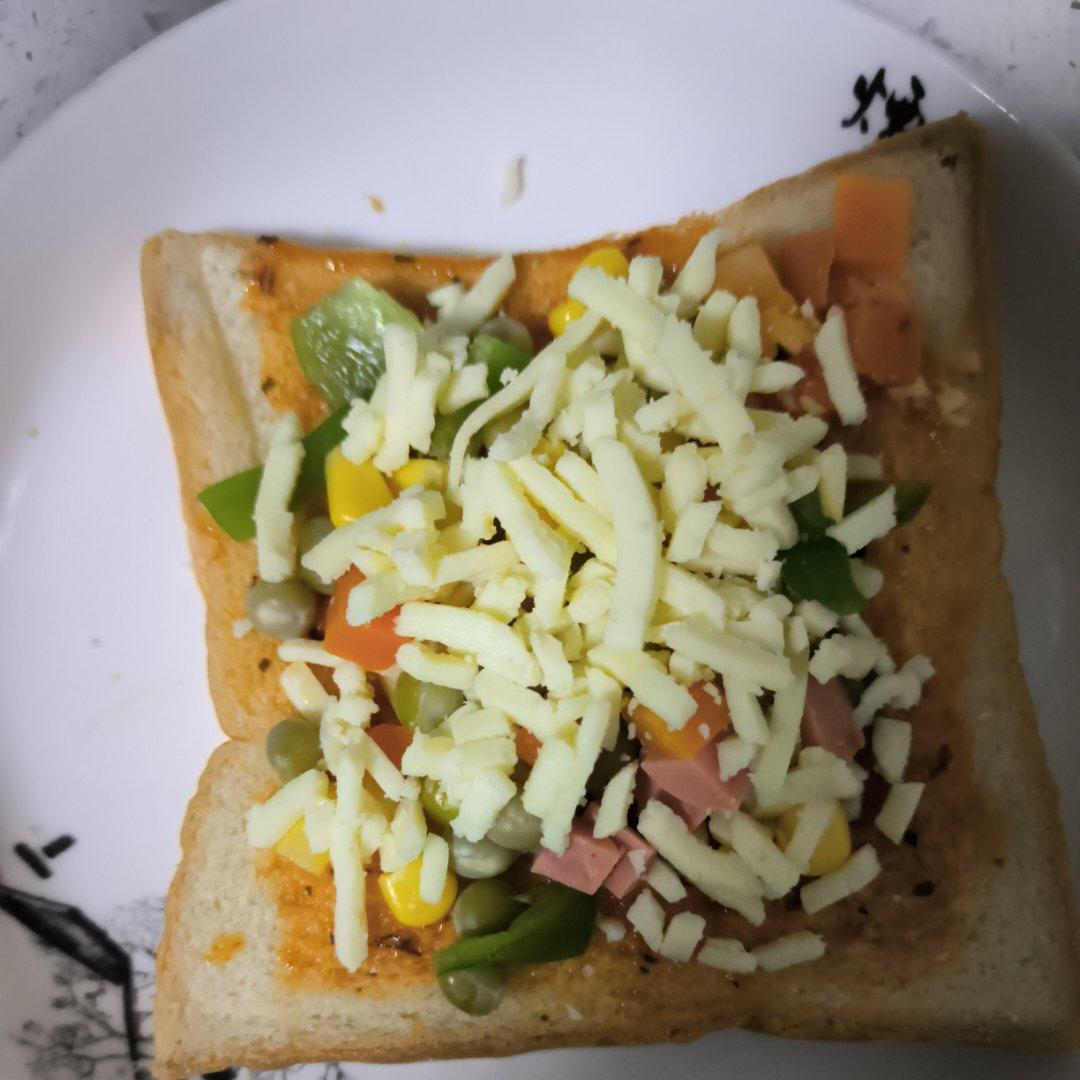 芝士面包片披萨