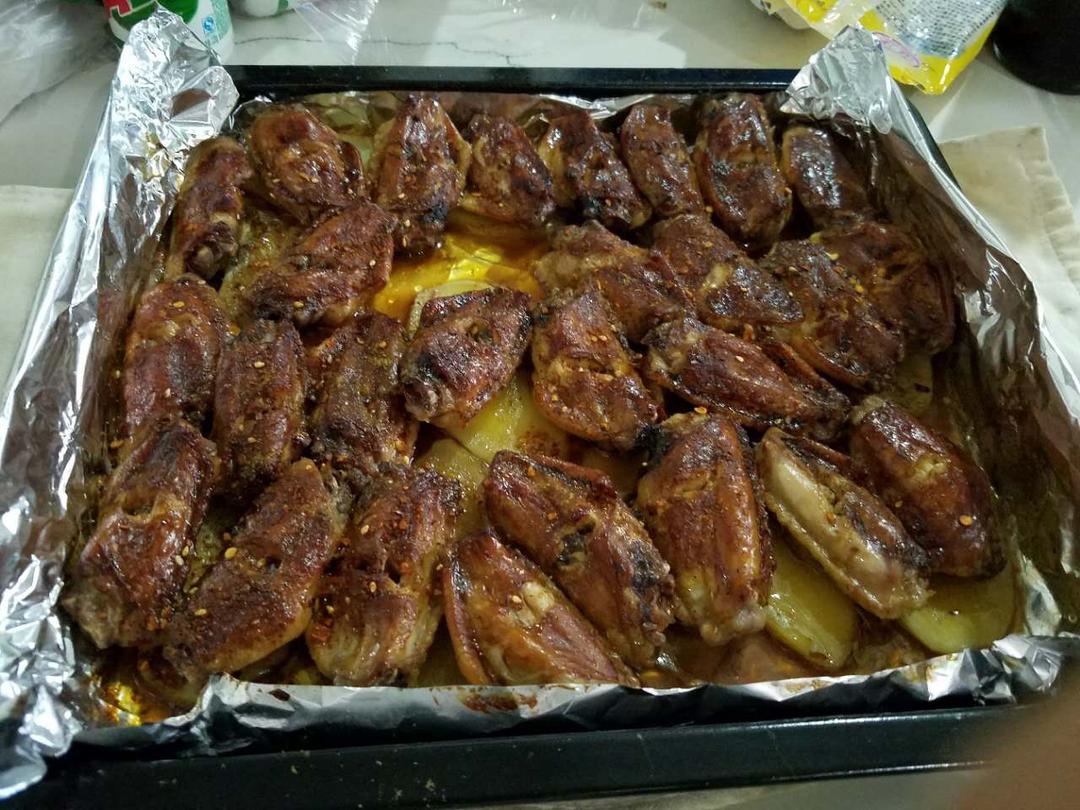 烤箱孜然烤鸡翅