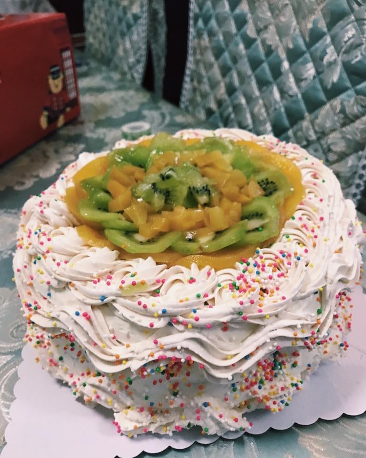 八寸戚风蛋糕（生日蛋糕坯）附六寸配单