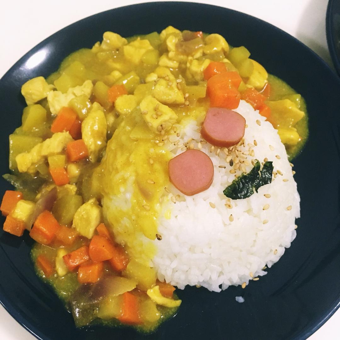 咖喱鸡肉饭