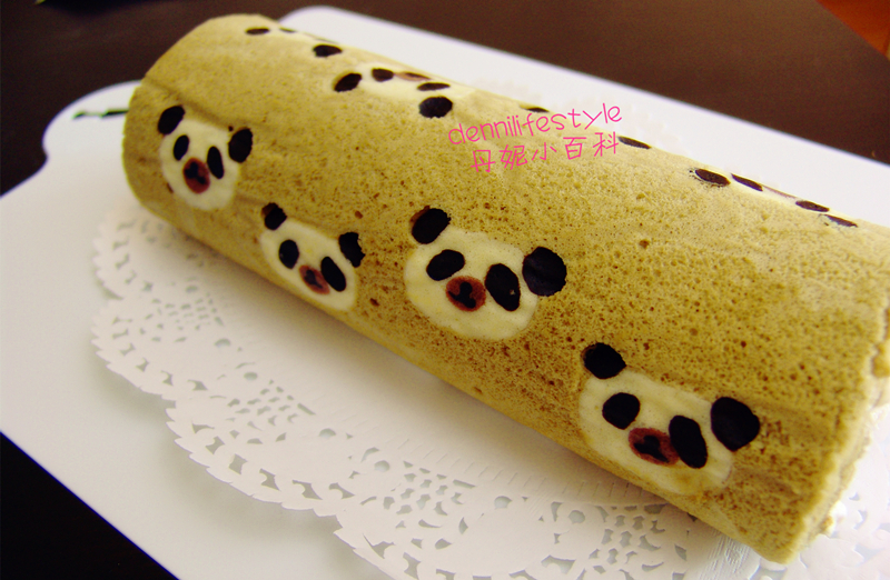 抹茶熊猫蛋糕卷 MATCHA PANDA ROLL CAKE