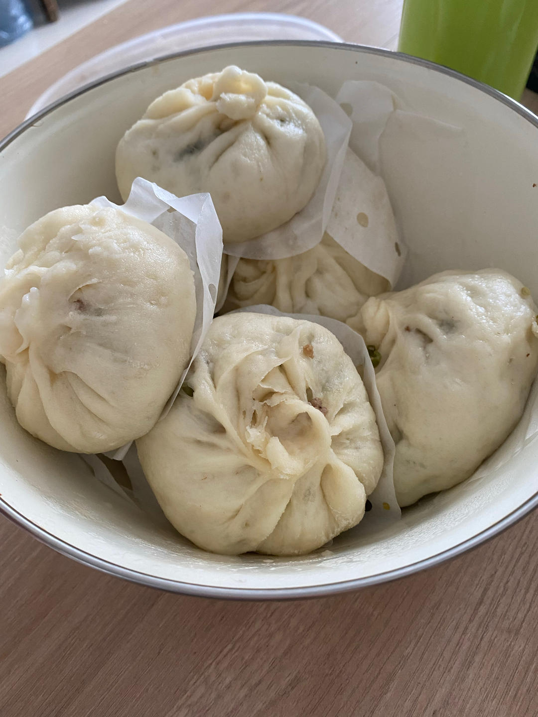 肉沫豆角大包子
