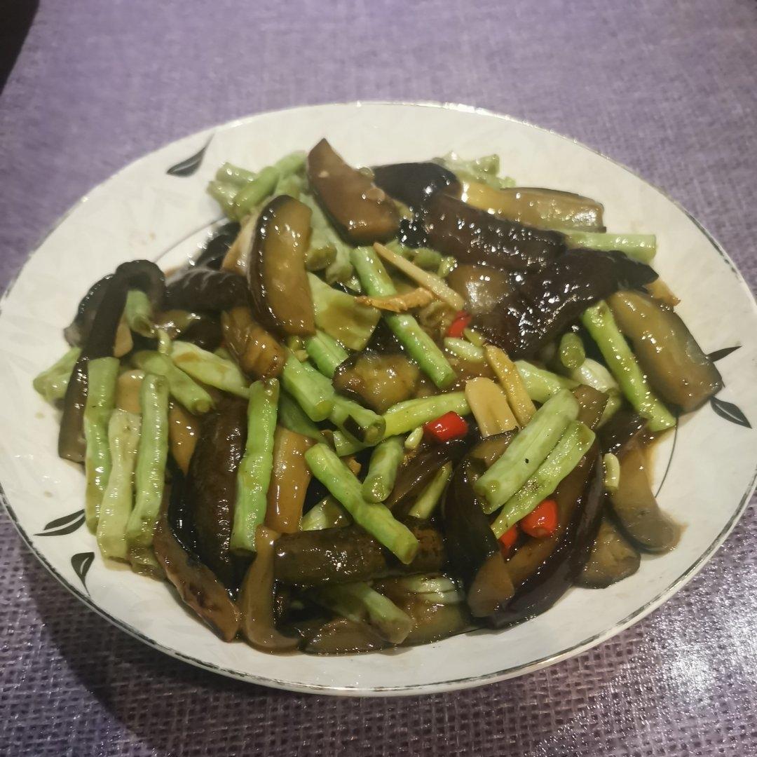 豆角烧茄子