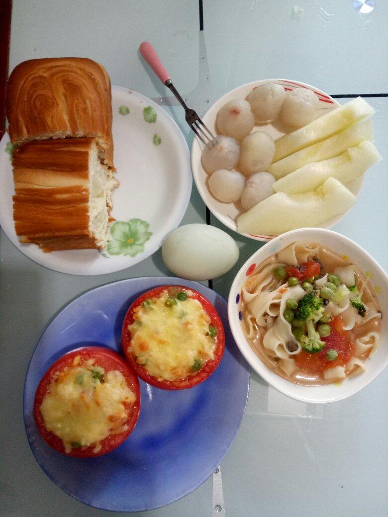 田田好好妈妈做的早餐2018年7月6日