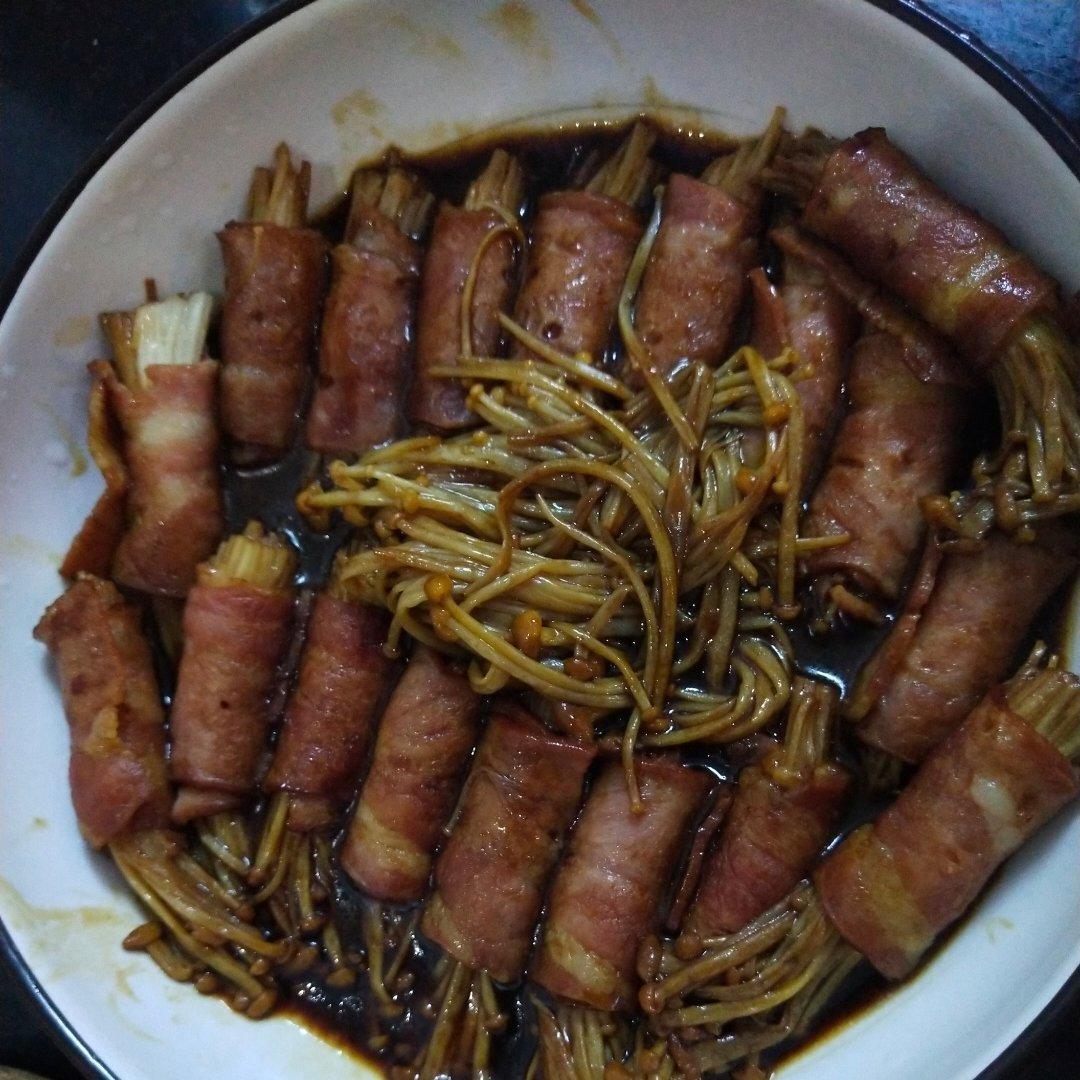 金针菇培根卷