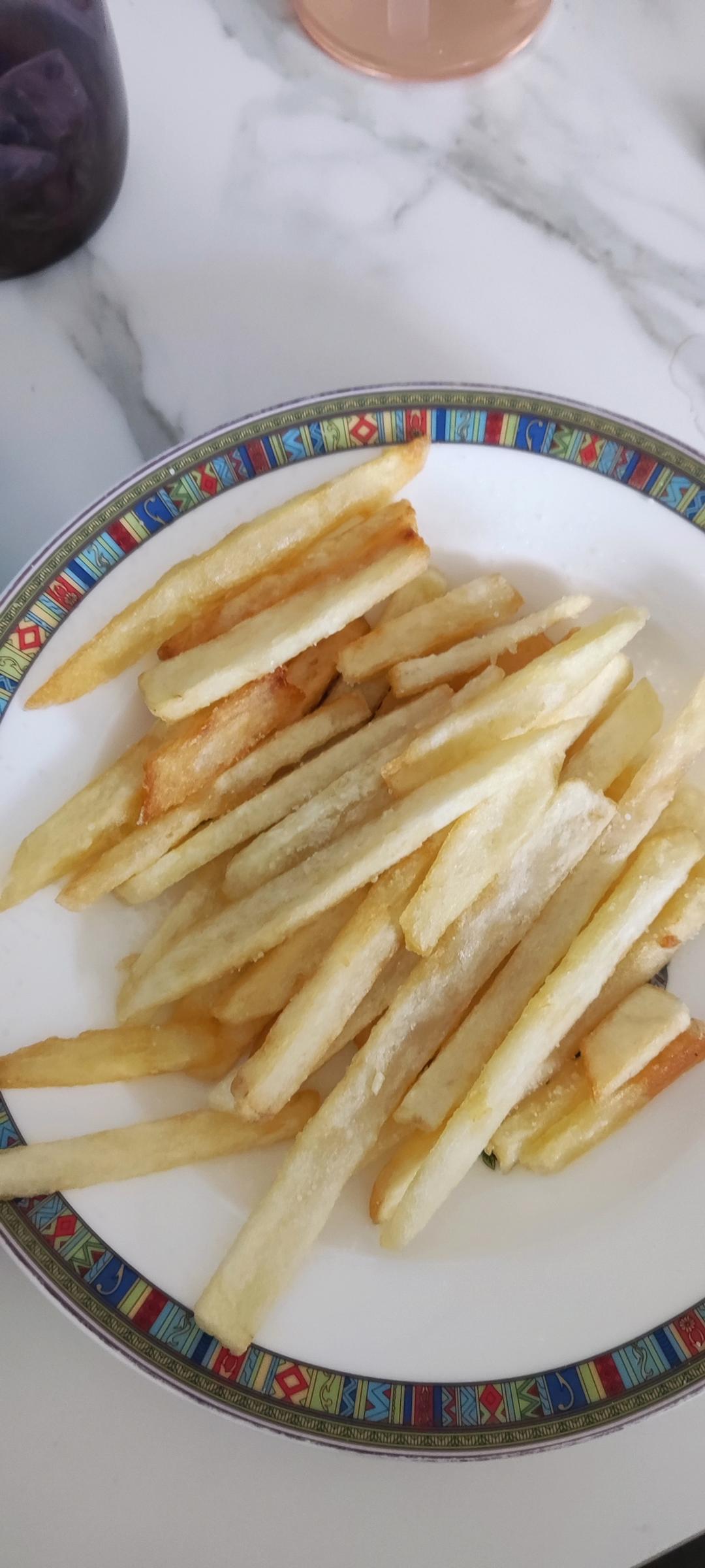 最简单炸薯条，比买的还好吃