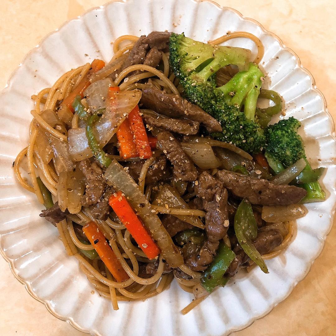 黑椒牛柳意面