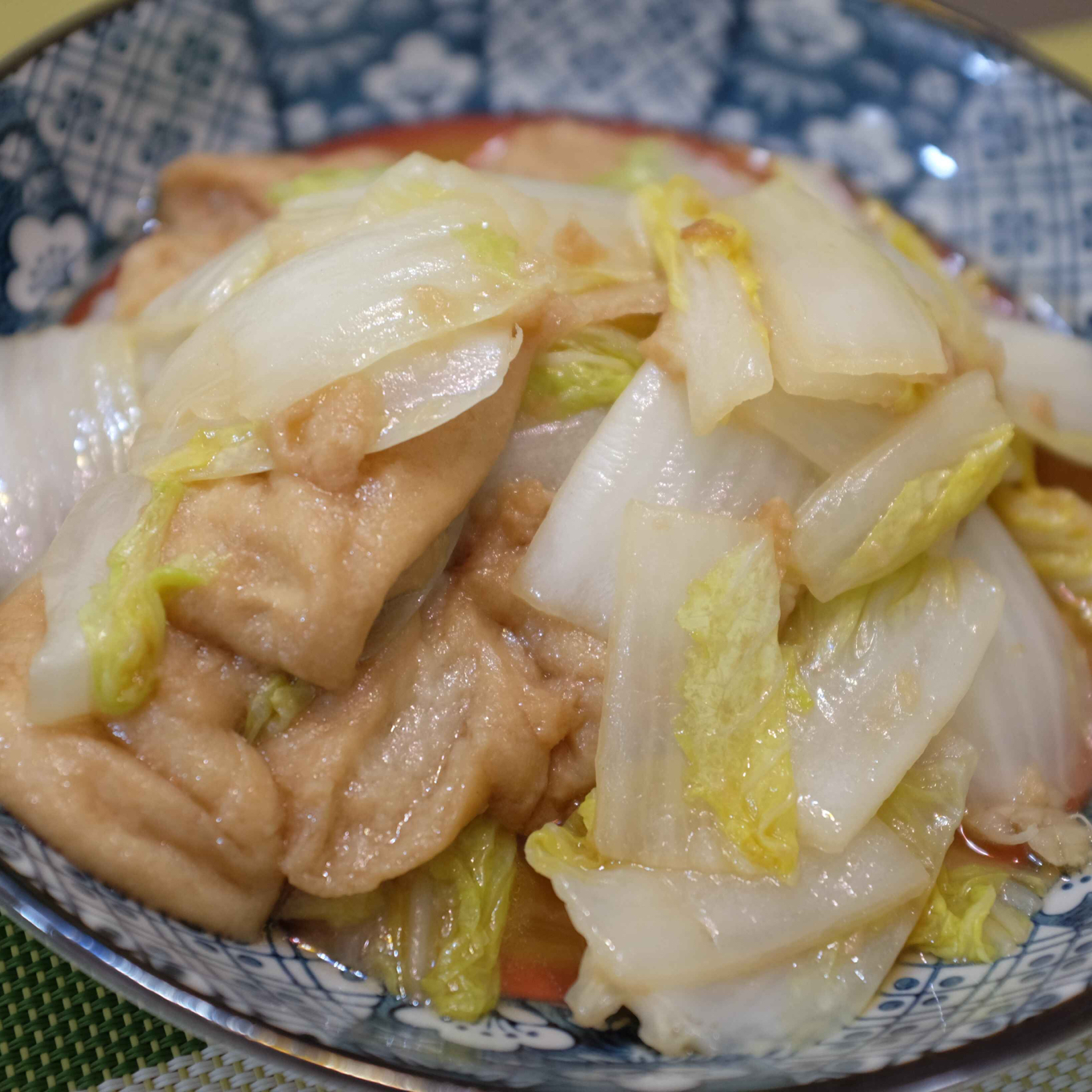 小e99做的面筋烧白菜