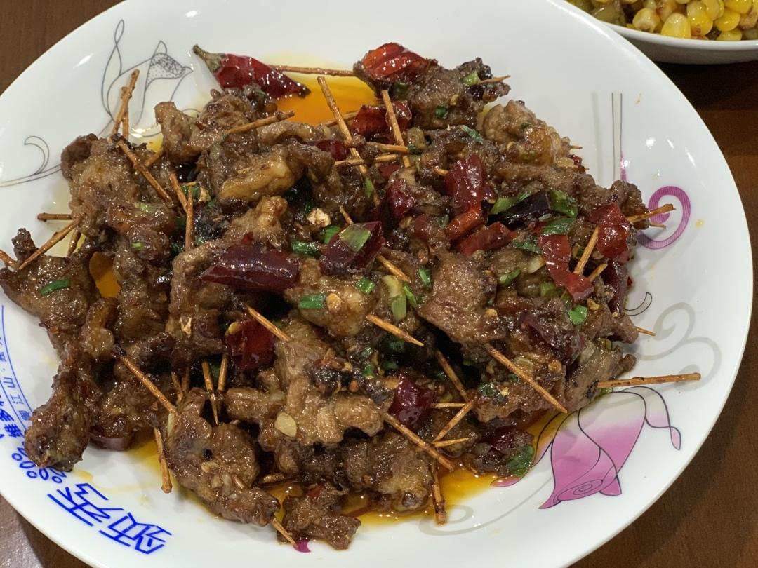 牙签牛肉 道地湖南味