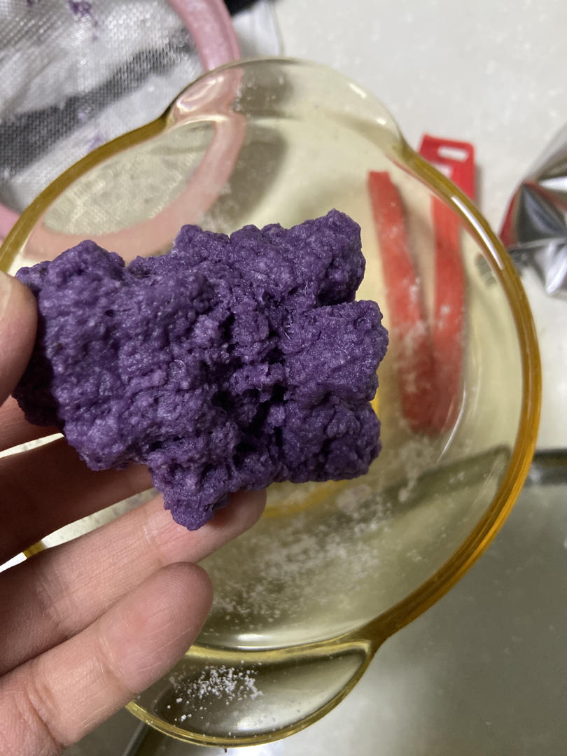婴儿辅食紫薯米糕