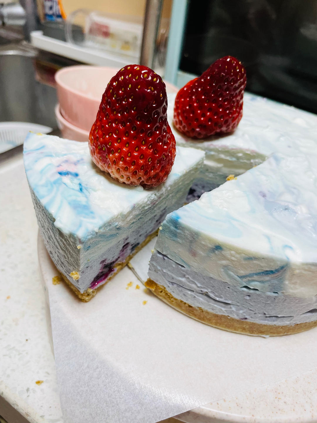 🌸蓝莓酸奶慕斯蛋糕🍰（6寸）