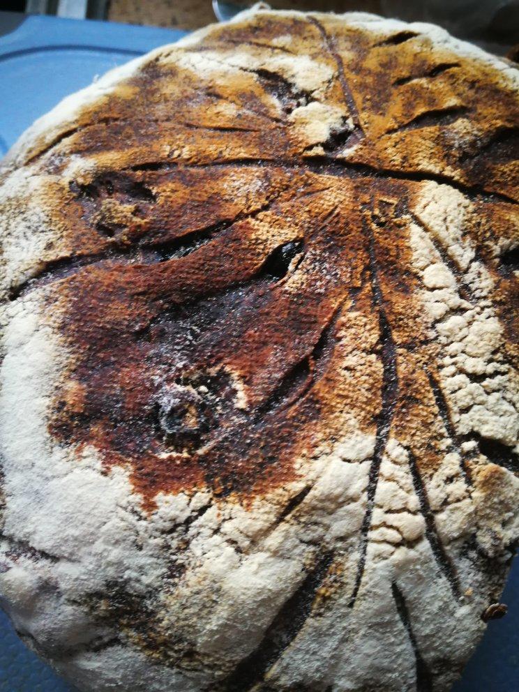 【Ken Forkish】75%全麦天然酵种欧包（附检验天然酵种是否成熟的浮水测试）