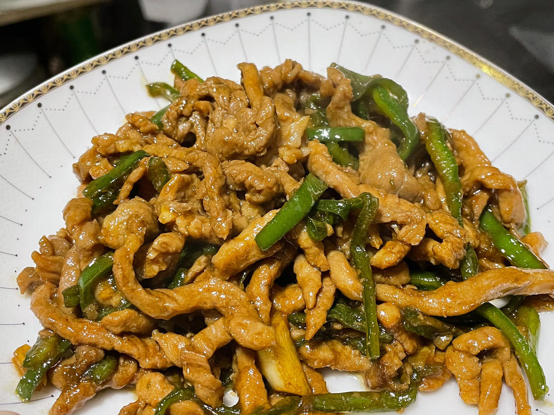 ‼️好吃到舔盘的青椒肉丝盖浇饭