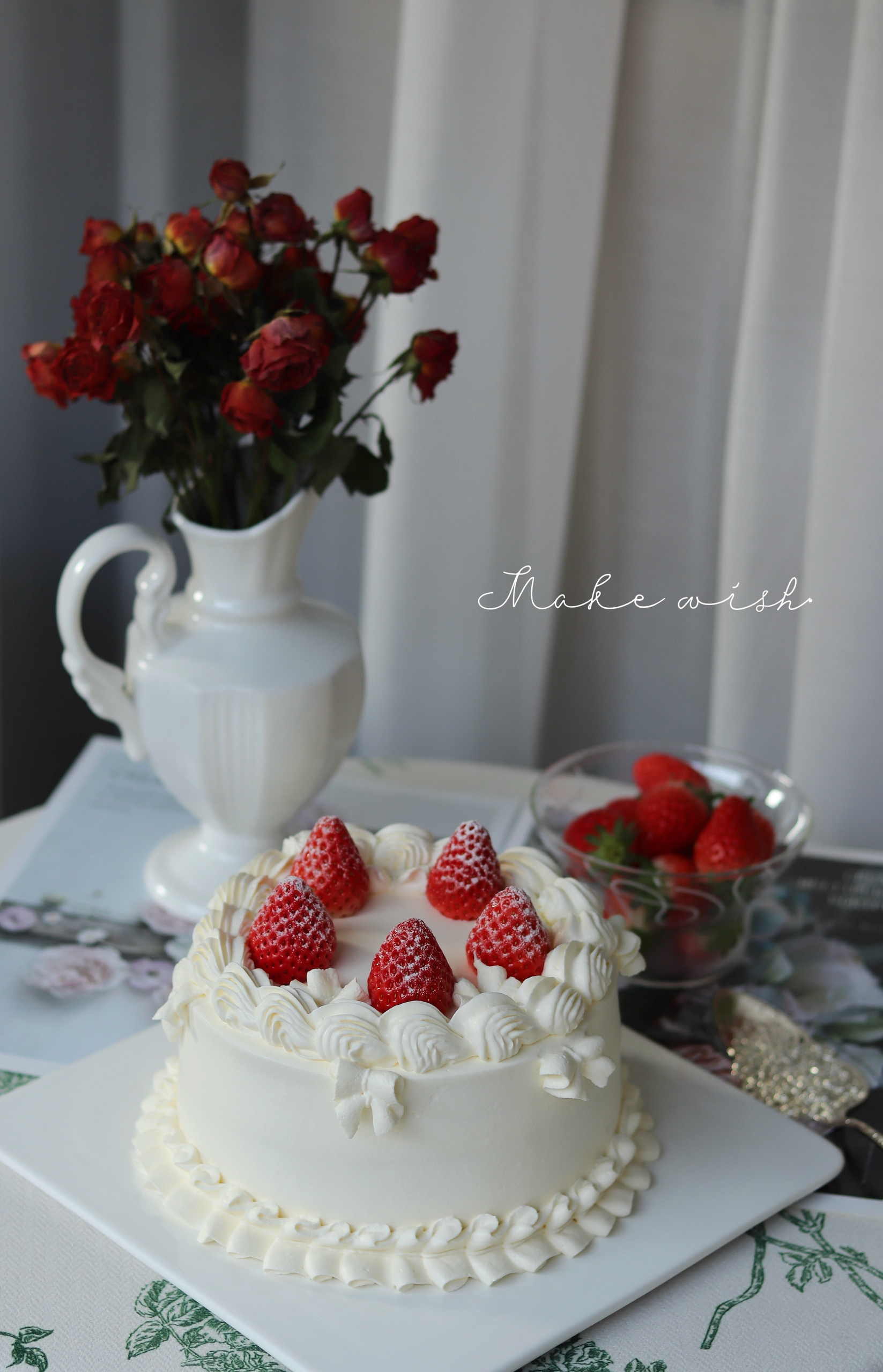复古风の奶油裱花蛋糕