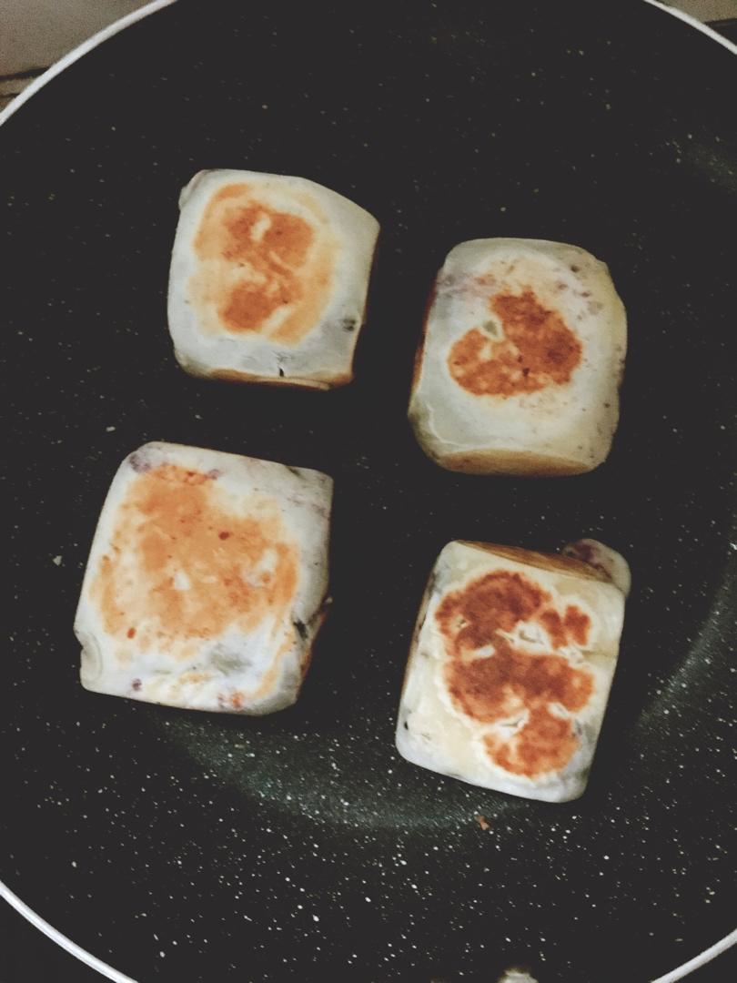 网红爆浆紫薯仙豆糕(低卡版)超长拉丝